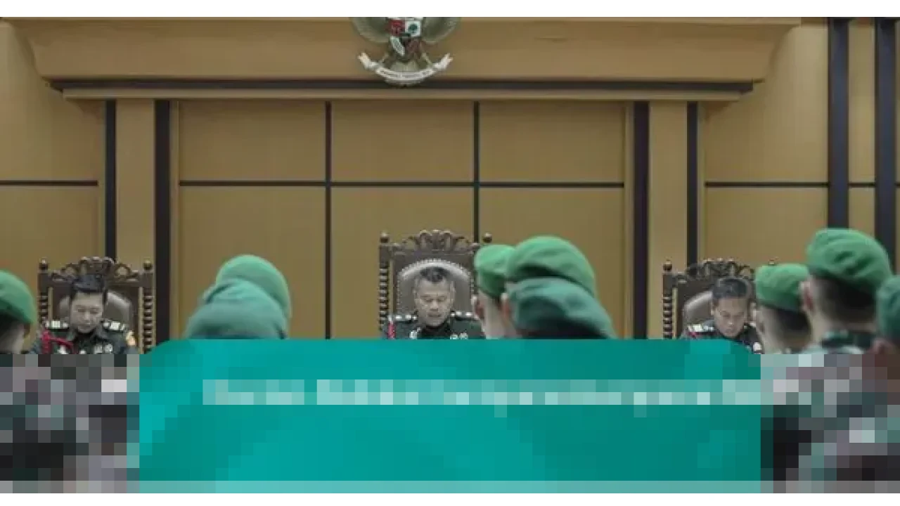 Pengadilan Militer Kupang Vonis 17 Terdakwa Kasus Prada Lucky: Penjara 9 Tahun dan Pemecatan dari TNI