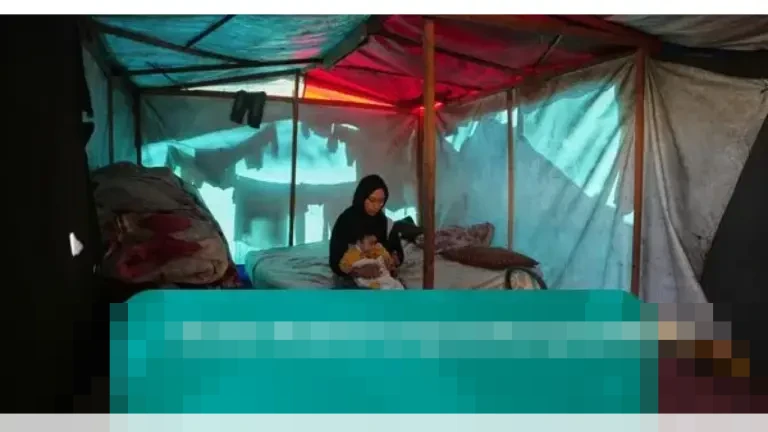 Pengungsi Gaza Terancam Hipotermia, Masih Bertahan di Tenda Darurat Jelang Musim Hujan