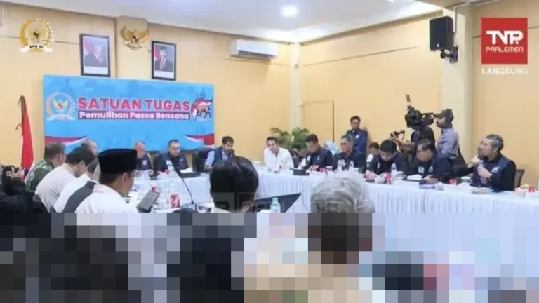 Pimpinan DPR, Menteri, hingga Raffi Ahmad Gelar Rapat Koordinasi Pemulihan Bencana di Aceh