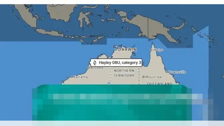 PM Australia: Siklon Hayley Menguat ke Kategori 4, Warga Broome Diminta Bersiap Evakuasi