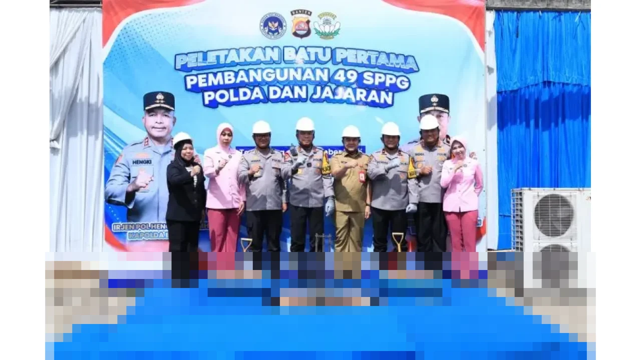 Polda Banten Bangun 49 SPPG, Perkuat Dukungan Program Makan Bergizi Gratis Nasional