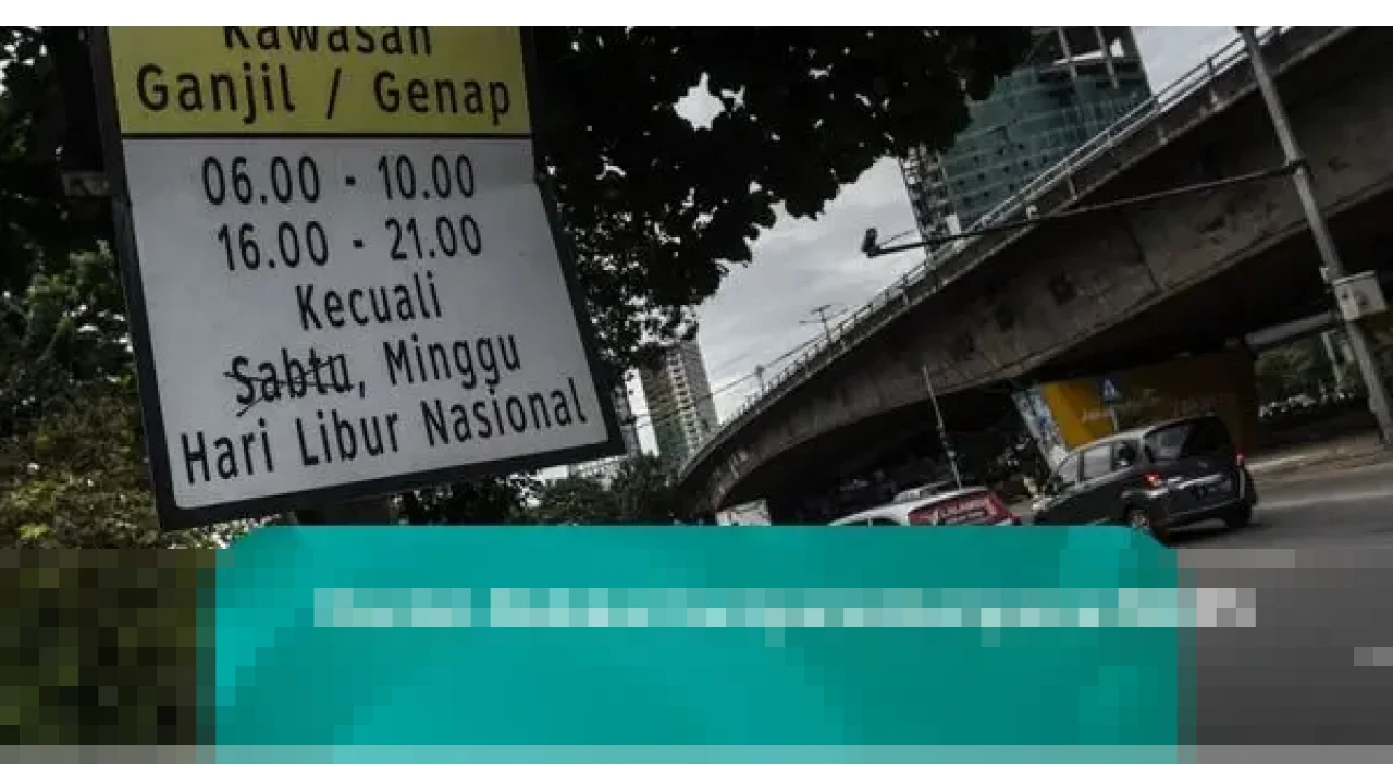 Polda Metro Jaya Pastikan Ganjil Genap Tetap Berlaku pada 31 Desember 2025