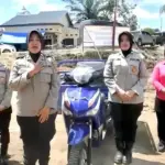 Polres Metro Jakarta Pusat Salurkan Motor Roda Tiga, Permudah Akses Bencana di Tapsel