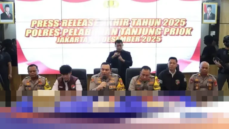 Polres Pelabuhan Tanjung Priok Capai 92% Penyelesaian Perkara, Sita Narkotika Rp 199 Miliar Sepanjang 2025 Polres Pelabuhan Tanjung Priok Capai 92% Penyelesaian Perkara, Sita Narkotika Rp 199 Miliar Sepanjang 2025