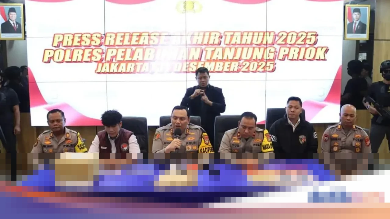 Polres Pelabuhan Tanjung Priok Capai 92% Penyelesaian Perkara, Sita Narkotika Rp 199 Miliar Sepanjang 2025