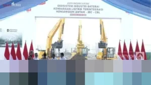 Prabowo Resmikan Proyek Baterai EV Terbesar Asia di Karawang, Investasi Rp 96 Triliun
