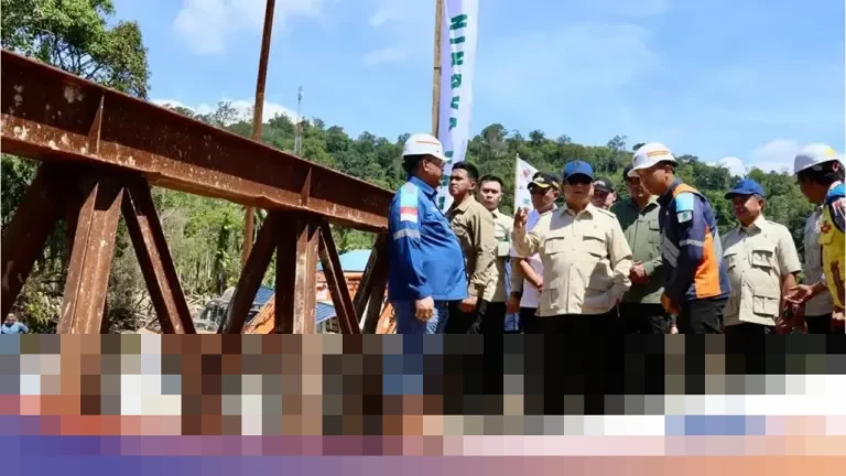 Presiden Prabowo Pantau Progres Infrastruktur dan Penanganan Bencana di Tapsel, Didampingi Mendagri