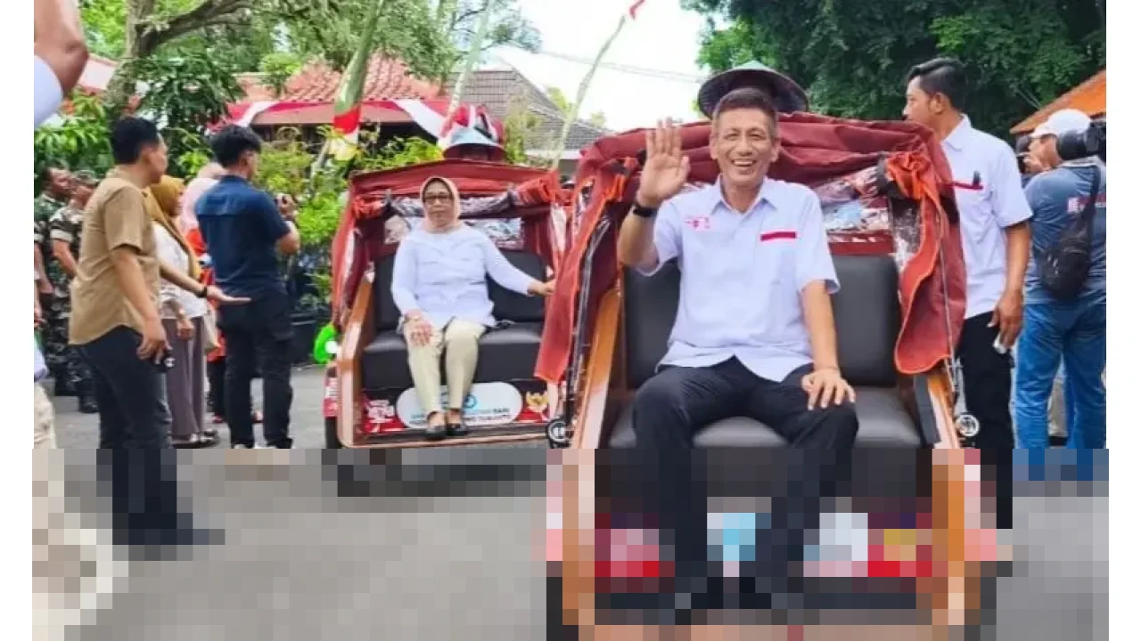 Presiden Prabowo Salurkan 100 Becak Listrik di Blora, Wujud Kepedulian untuk Pengemudi Lansia