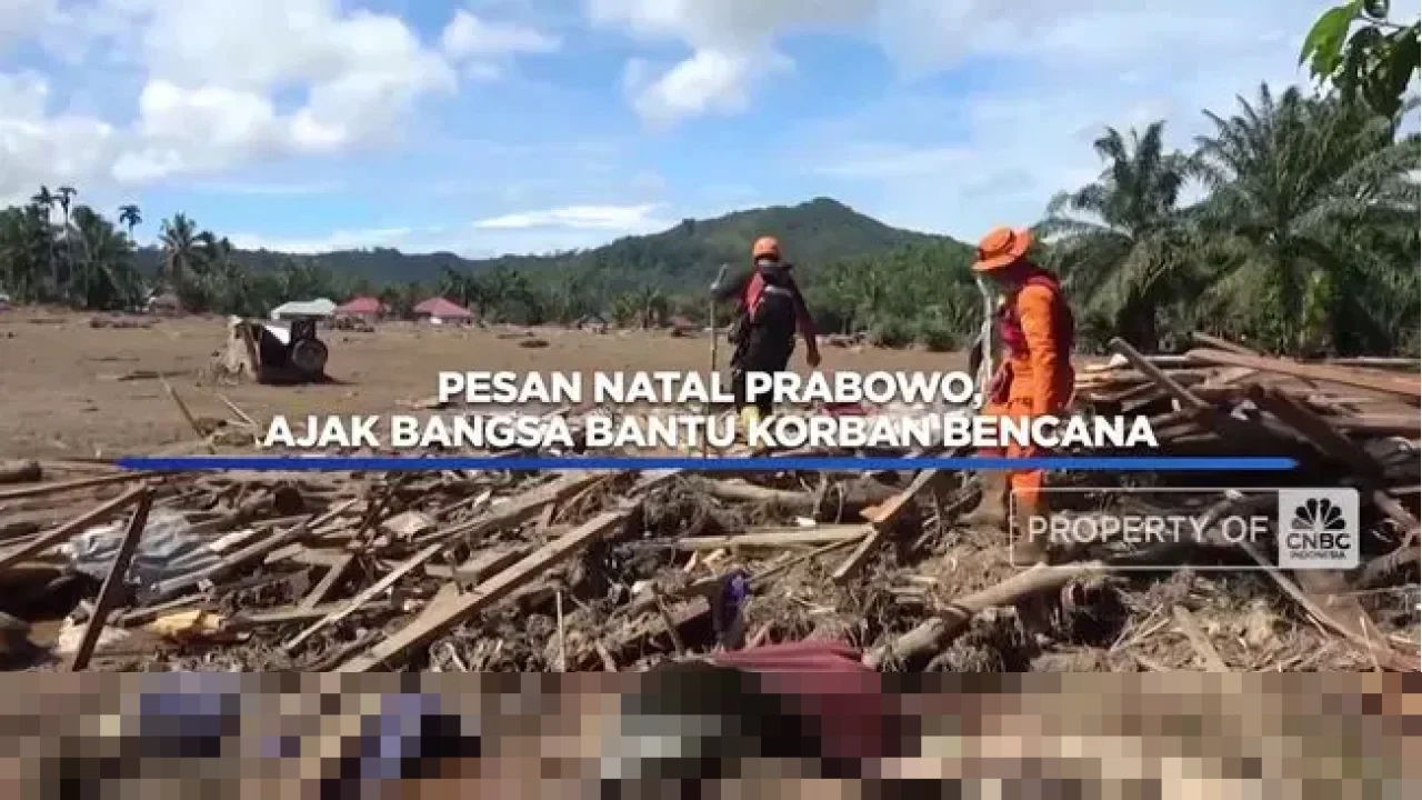 Presiden Prabowo Sampaikan Ucapan Natal dan Tahun Baru, Ajak Bangsa Perkuat Gotong Royong