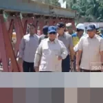 Presiden Prabowo Subianto Tinjau Proyek Jembatan Bailey Tapanuli Selatan, Tekankan Peningkatan Konektivitas