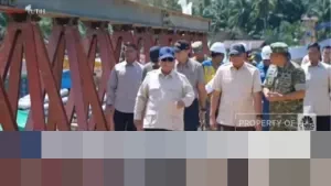 Presiden Prabowo Subianto Tinjau Proyek Jembatan Bailey Tapanuli Selatan, Tekankan Peningkatan Konektivitas