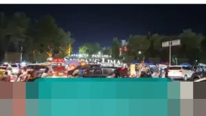 Ribuan Warga Padati Simpang Lima Semarang Rayakan Tahun Baru 2026 Meski Tanpa Pesta Kembang Api