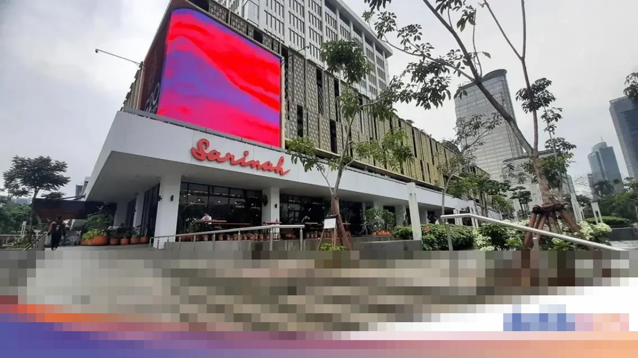 Sarinah Pastikan Operasional Normal Pasca Kebakaran Dekorasi Pita di Fasad Gedung