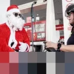 Semarak Natal di SPBU Manado: Pertamina Hadirkan Sinterklas, Bawa Kebahagiaan bagi Pelanggan