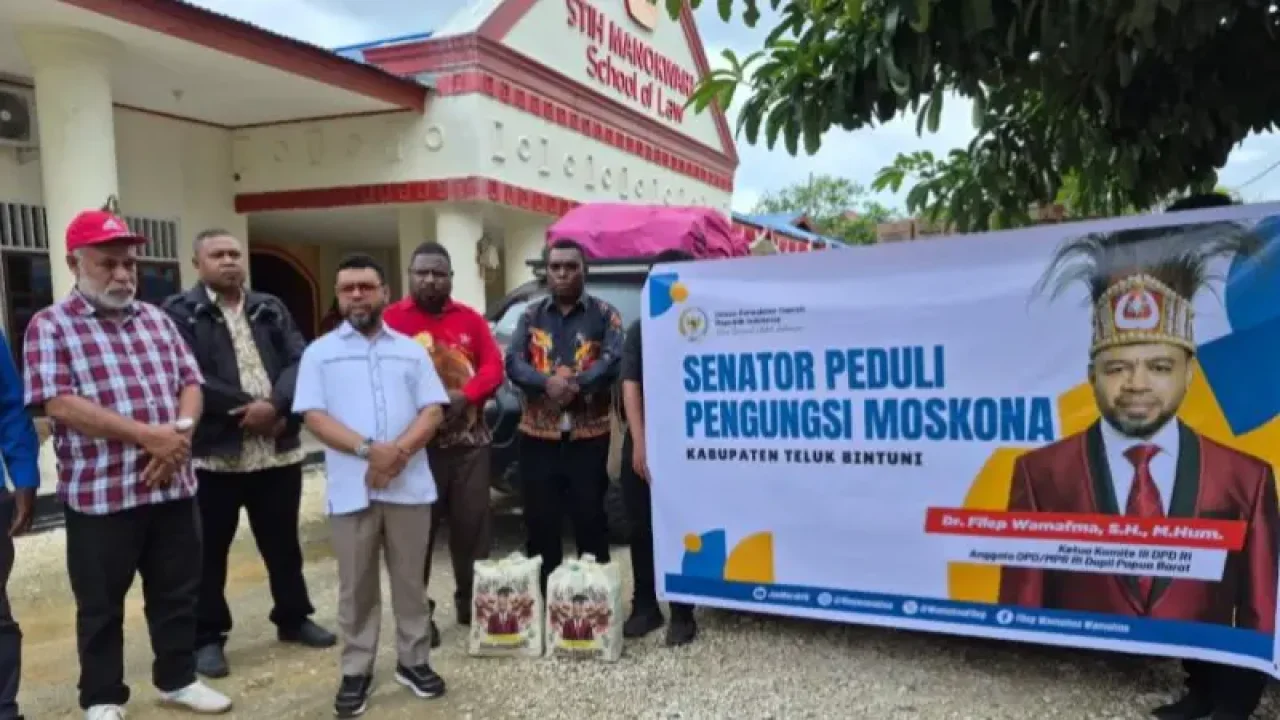 Senator Filep Wamafma Desak Negara Hadir dengan Solusi Jangka Panjang untuk Pengungsi Moskona