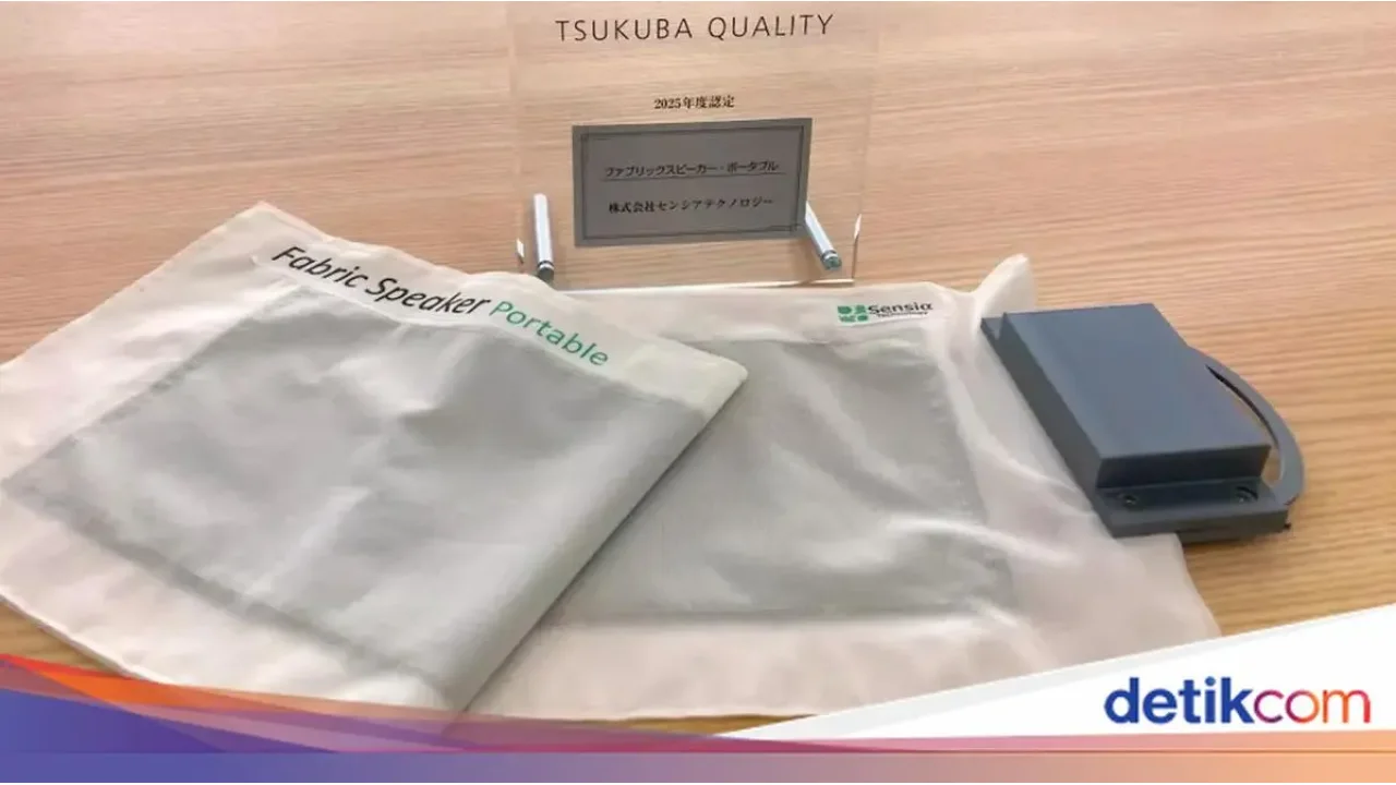 Sensia Technology, Startup Jepang, Perkenalkan Speaker Kain Revolusioner Tanpa Driver Konvensional