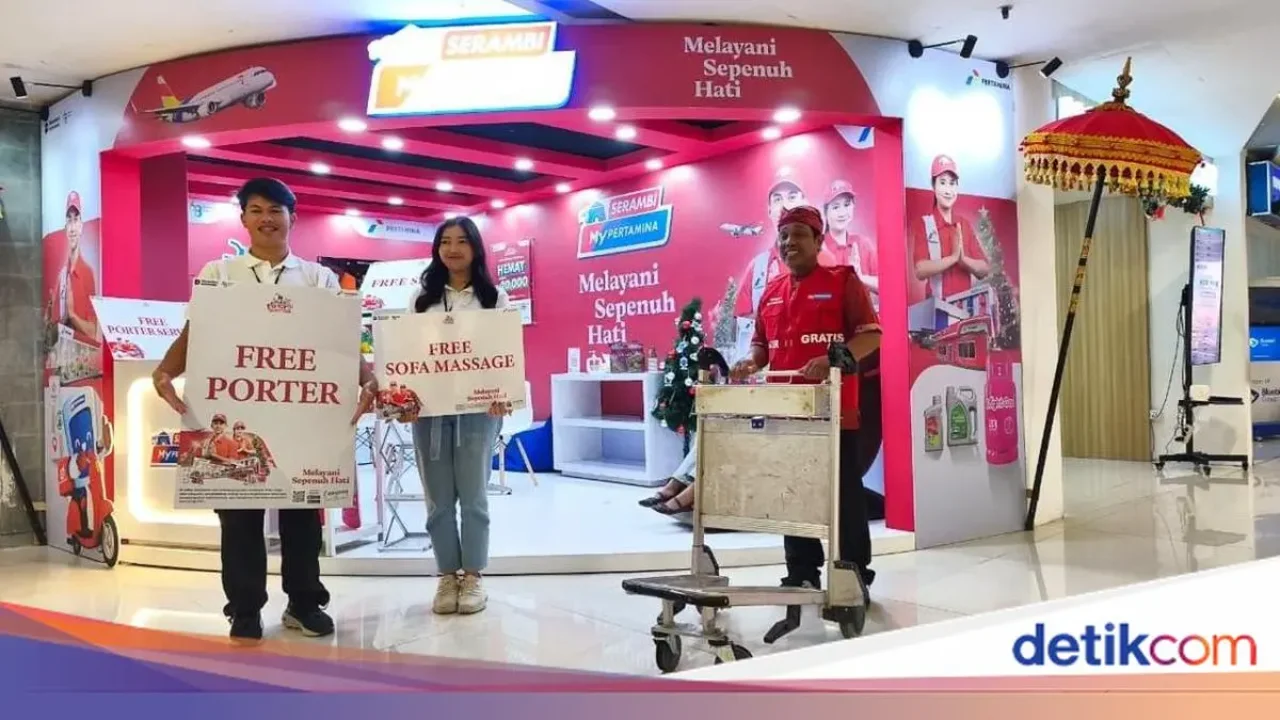 Serambi MyPertamina Hadir di Bandara Ngurah Rai Bali, Tawarkan Pijat dan PS Gratis untuk Wisatawan