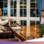 Seskab Teddy Indra Wijaya dan Kepala BP BUMN Dony Oskaria Bahas Percepatan Pemulihan Pascabencana