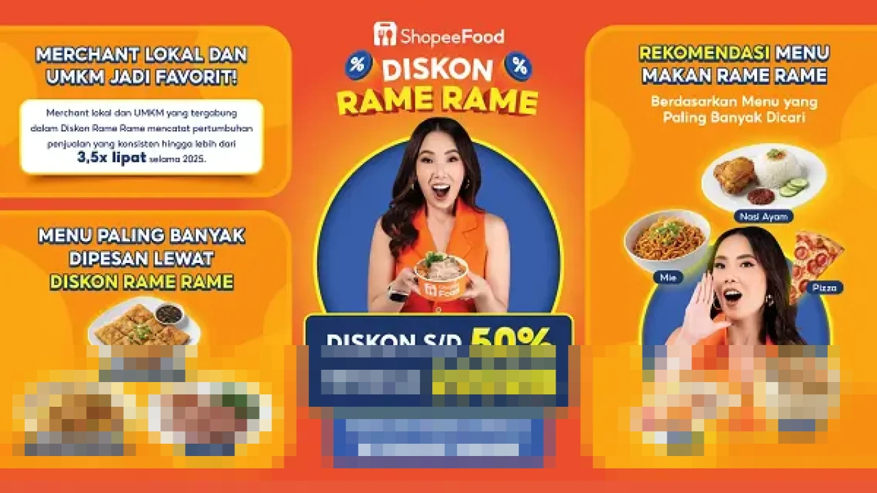 ShopeeFood Dorong Pertumbuhan Penjualan UMKM hingga 3,5 Kali Lipat Sepanjang 2025 Melalui Kampanye Diskon