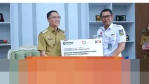 Sinergi PT KAI dan Pemkot Palembang: Bantuan Rp 270 Juta Percantik Taman Kota Palembang