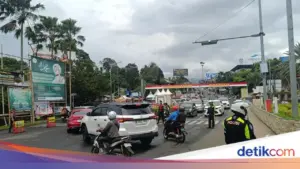Sistem Satu Arah Puncak Bogor Berakhir, Lalu Lintas Simpang Gadog Kembali Padat