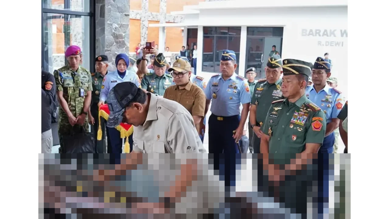 Sjafrie Sjamsoeddin dan Agus Subiyanto Resmikan Sarpras Dik Pa PK TNI untuk Cetak Perwira Berdaya Saing Global