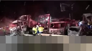 Tabrakan Beruntun Maut di Jepang Libatkan 56 Kendaraan, Satu Tewas dan 26 Terluka