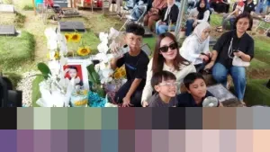 Tamara Tyasmara Rayakan Ulang Tahun Mendiang Putra di Makam, Ungkap Sulit Lepas Kebiasaan