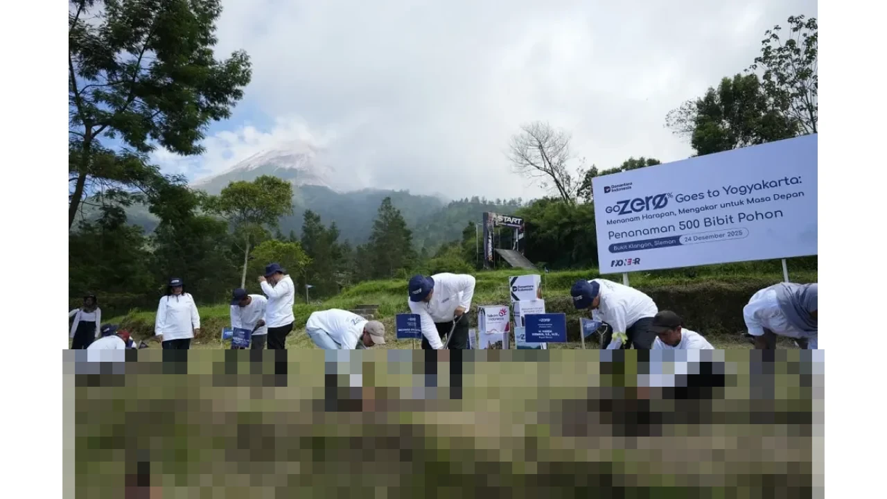 Telkom Perkuat Lingkungan Tangguh DIY: 500 Pohon Ditanam di Bukit Klangon Peringati Hari Pohon Sedunia