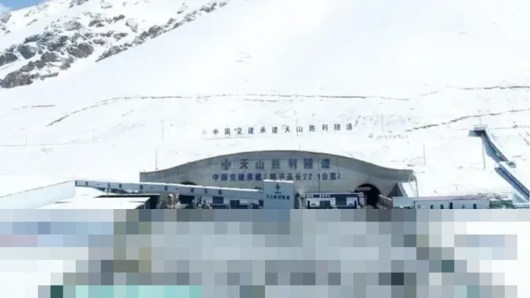 Terowongan Jalan Tol Tianshan Shengli Sepanjang 22,13 Km Resmi Dibuka, Pangkas Waktu Tempuh Drastis