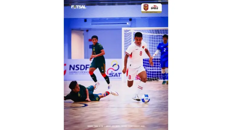 Timnas Futsal Indonesia U-16 Pesta Gol 5-0 atas Brunei di Piala AFF U-16 2025 Thailand