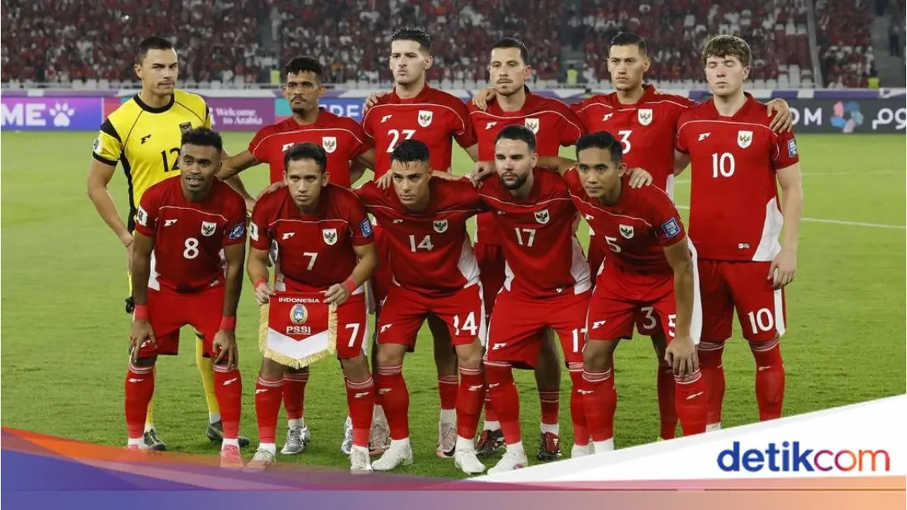 Timnas Indonesia Akhiri Tahun 2025 di Peringkat 122 FIFA, Tertinggal dari Rival Asia Tenggara