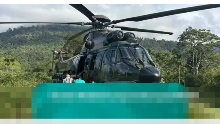 TNI AU Terjunkan Helikopter, Ribuan Ton Bantuan Logistik Tiba di Desa Terisolasi Aceh