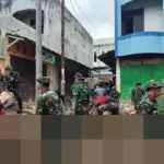 TNI Bersihkan Pasar Kuala Simpang, Dorong Pemulihan Ekonomi Pascabanjir di Aceh Tamiang