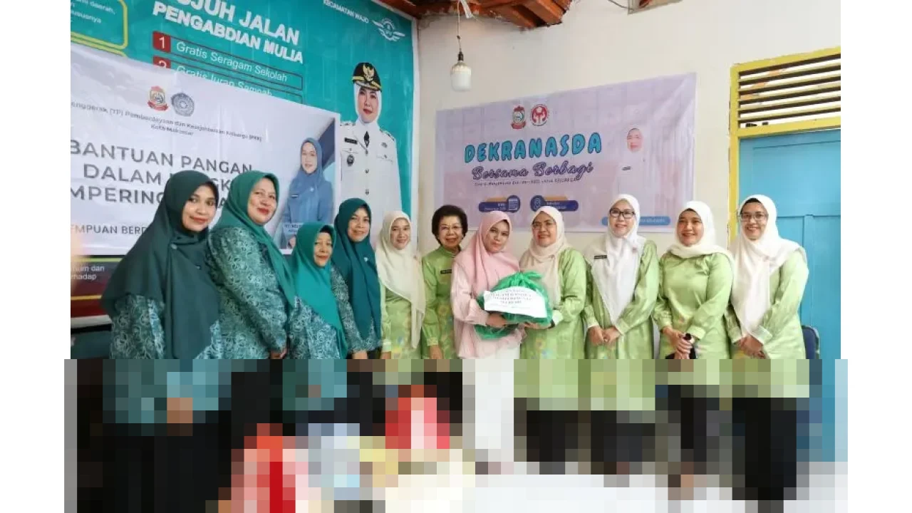 TP PKK Makassar dan Dekranasda Salurkan 850 Paket Pangan, Perkuat Ketahanan Keluarga Prasejahtera