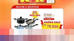 Transmart Full Day Sale: Diskon Besar Perlengkapan Masak, Hemat hingga Rp 119 Ribu