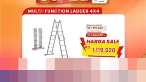 Transmart Full Day Sale Hadirkan Diskon Fantastis hingga 70% untuk Tangga Multifungsi dan Berbagai Produk Lain