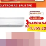 Transmart Full Day Sale Kembali Digelar, AC 1 PK Tersedia Hanya Rp 3,3 Juta dengan Diskon 50+20%