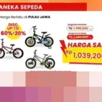 Transmart Full Day Sale: Sepeda Diskon Hingga 60+20 Persen, Harga Mulai Rp 1 Jutaan di Seluruh Indonesia