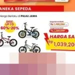 Transmart Gelar Full Day Sale Hari Ini, Tawarkan Diskon Sepeda Hingga 60% + 20%