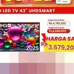 Transmart Kembali Gelar Full Day Sale, Tawarkan LG LED TV 43 Inci Hanya Rp 3 Jutaan