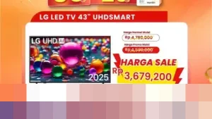Transmart Kembali Gelar Full Day Sale, Tawarkan LG LED TV 43 Inci Hanya Rp 3 Jutaan