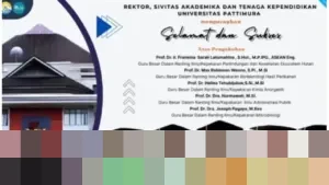 Unpatti Ambon Kukuhkan Lima Guru Besar Baru, Perkuat Kualitas Pendidikan Tinggi Maluku