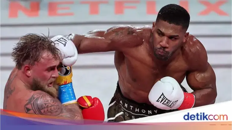 Wajah Jake Paul Hancur Dihantam Anthony Joshua, Sang Ibu Murka pada Promotor