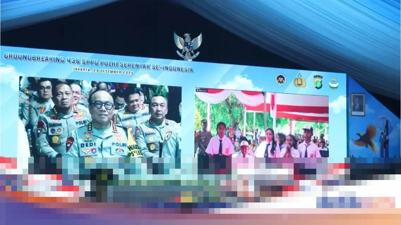 Wakapolri Pimpin Groundbreaking 436 SPPG Serentak, Tegaskan Komitmen Dukung Program Malam Bergizi Gratis