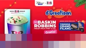 Yamaha Grand Filano dan Baskin Robbins Gelar Promo Akhir Tahun, Beri Kesempatan Pemilik Skutik Dapatkan Es Krim Gratis