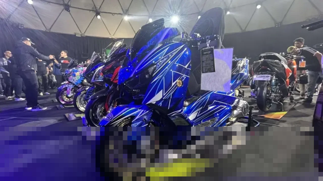Yamaha Xmax Hedon Rp 1 Miliar Milik Ucok: Hanya Rangka dan Kabel Bodi yang Tak Tersentuh Modifikasi