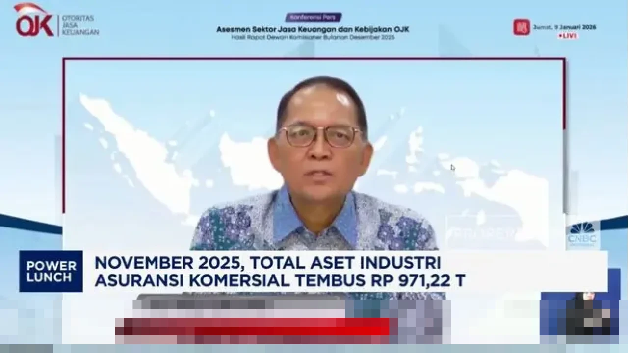 Aset Industri Asuransi Komersial Tembus Rp 971,22 Triliun per November 2025, Multifinance Ikut Tumbuh