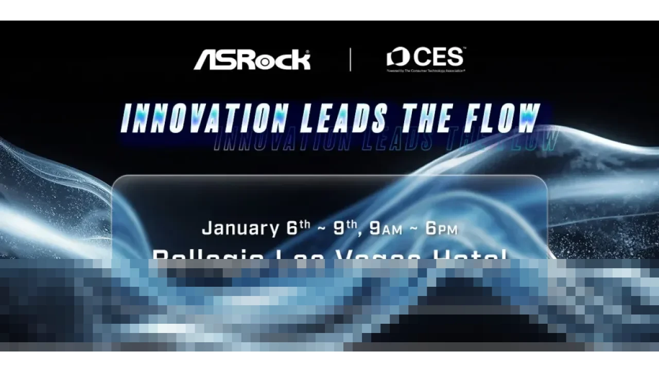 ASRock Luncurkan Jajaran Produk Inovatif di CES 2026, Debut Pendingin AIO dan PSU Baru