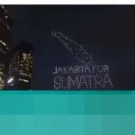 Atraksi Drone ‘Jakarta For Sumatera’ Meriahkan Malam Tahun Baru 2026 di Bundaran HI